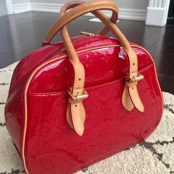 Authentic LV Summit Drive Pomme D’Amour Vernis bag - Picture 1 of 6